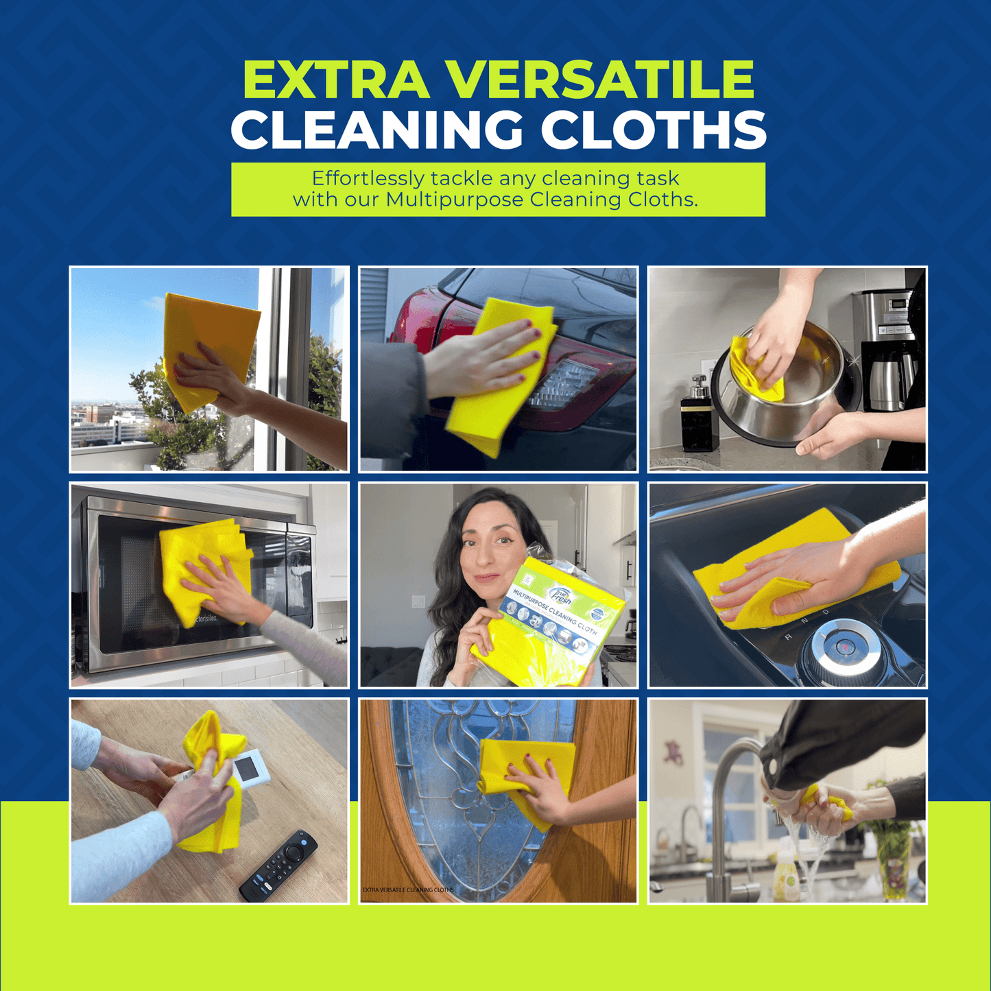 True Fresh Multipurpose Dishcloths - 10 Pack