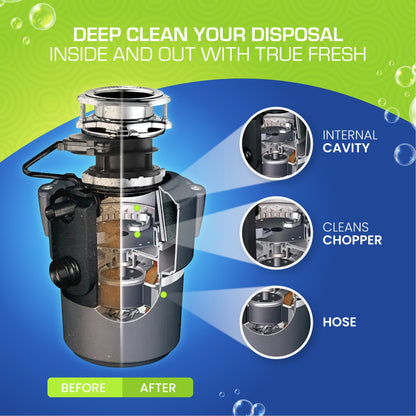 True Fresh Garbage Disposal Cleaner Tablets - 24 Count